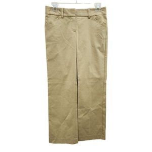 Theory NWT Luke Khaki Pants Solid Straight Leg 0